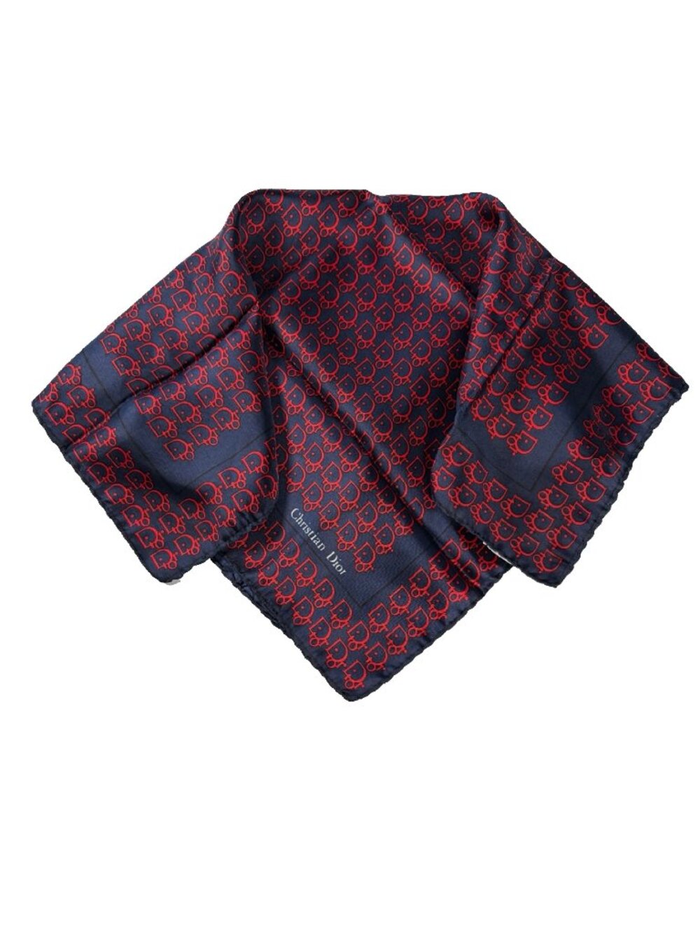 Vintage Christian Dior Trotter Silk Scarf Made in Italy 18.5"